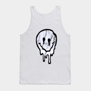 marble drippy smiley face Tank Top